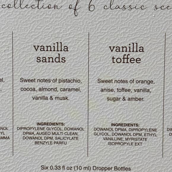 Sand + Fog Fragrance Diffuser Oils 6 Pack Vanilla Musk Amber Sands Tahitian Etc - Picture 6 of 7